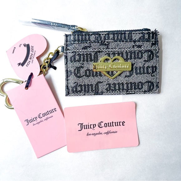 NWT Juicy Couture Monogram card wallet - Picture 5 of 7